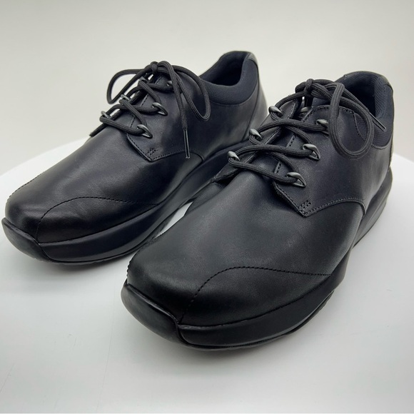 MBT Kampala Casual Oxford Rocker Comfort Walking Shoe Black Leather 8 EU38 New - Picture 4 of 15